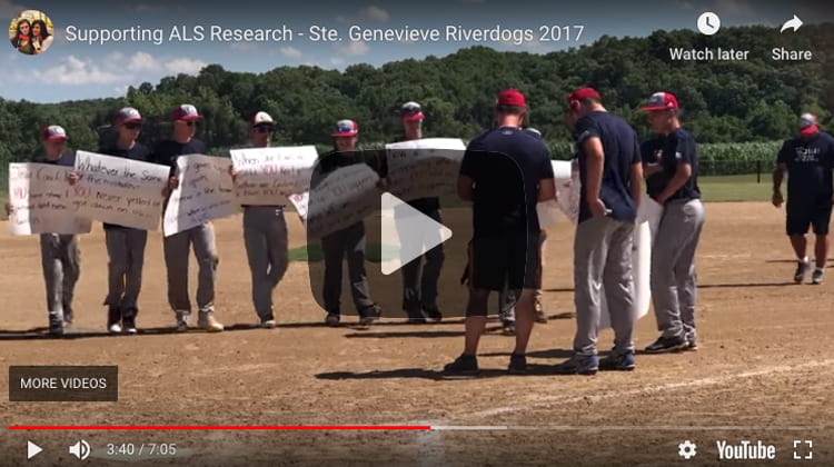 Ste. Genevieve Riverdogs Baseball Team Supports ALS Research